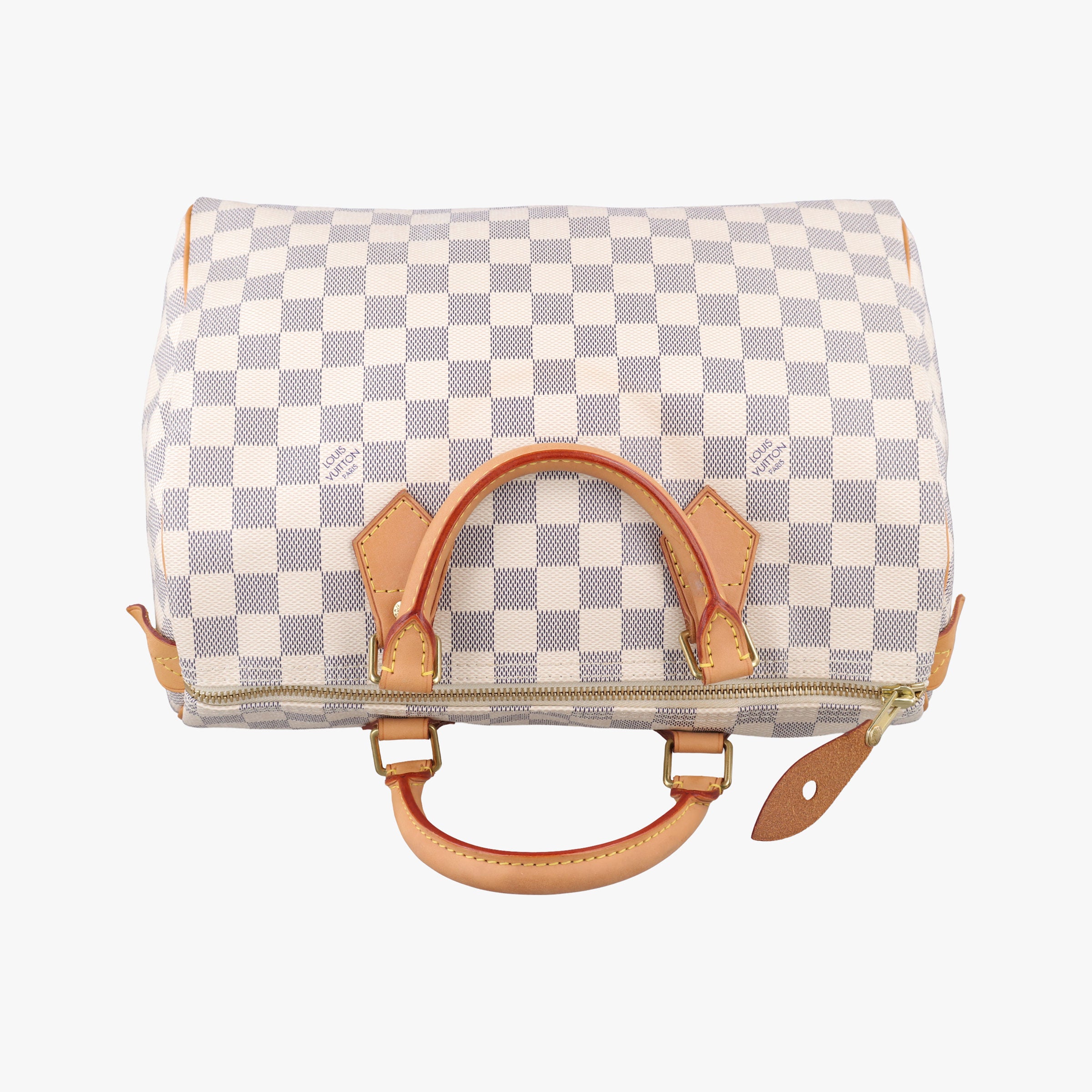 Secondhand Louis Vuitton Speedy 35 Azur Damier Canvas N41535 handbag | stylenewstar
