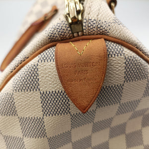 Pre-owned Louis Vuitton Speedy 30 AZUR Damier Canvas N41533 handbag | stylenewstar