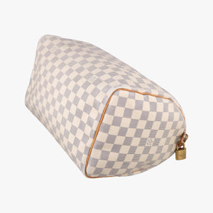Pre-owned Louis Vuitton Speedy 30 AZUR Damier Canvas N41533 handbag | stylenewstar