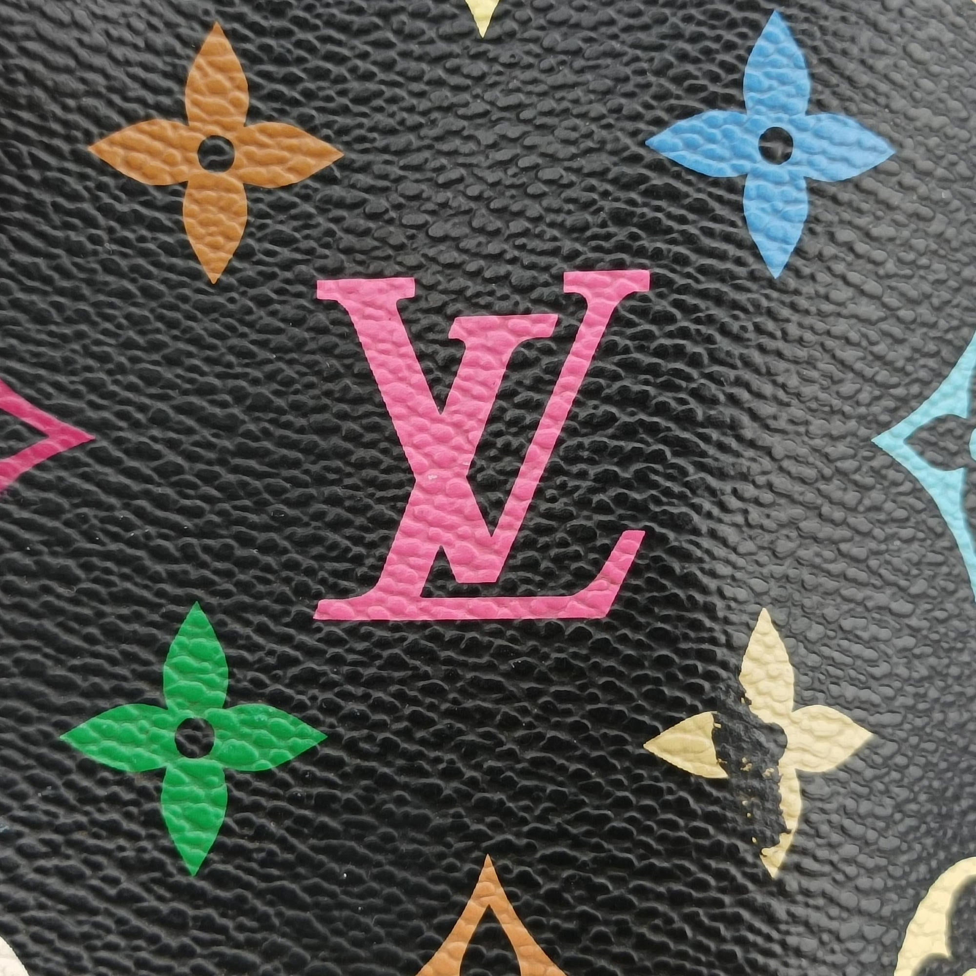 Pre-owned Louis Vuitton GRETA Noir Monogram Multicolor M40196 shoulderbag | stylenewstar