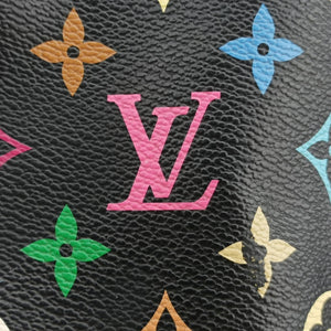 Pre-owned Louis Vuitton GRETA Noir Monogram Multicolor M40196 shoulderbag | stylenewstar