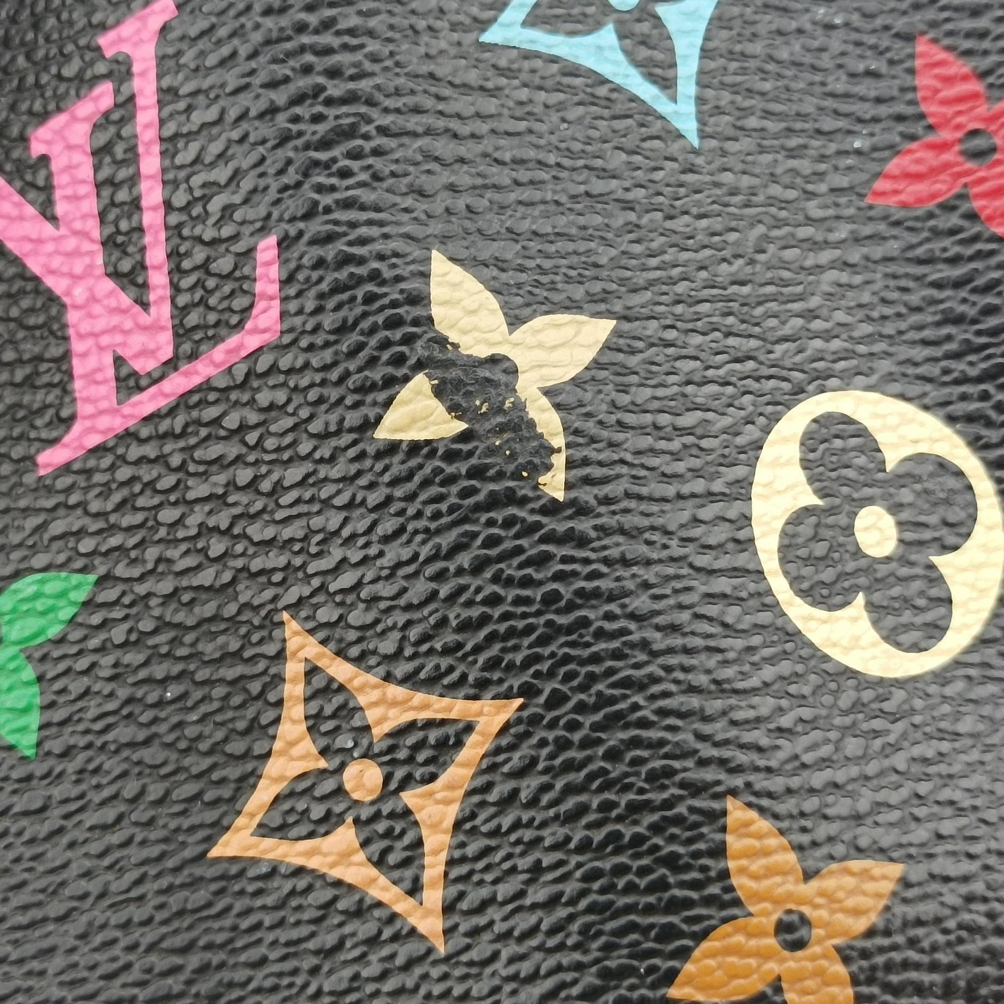 Pre-owned Louis Vuitton GRETA Noir Monogram Multicolor M40196 shoulderbag | stylenewstar