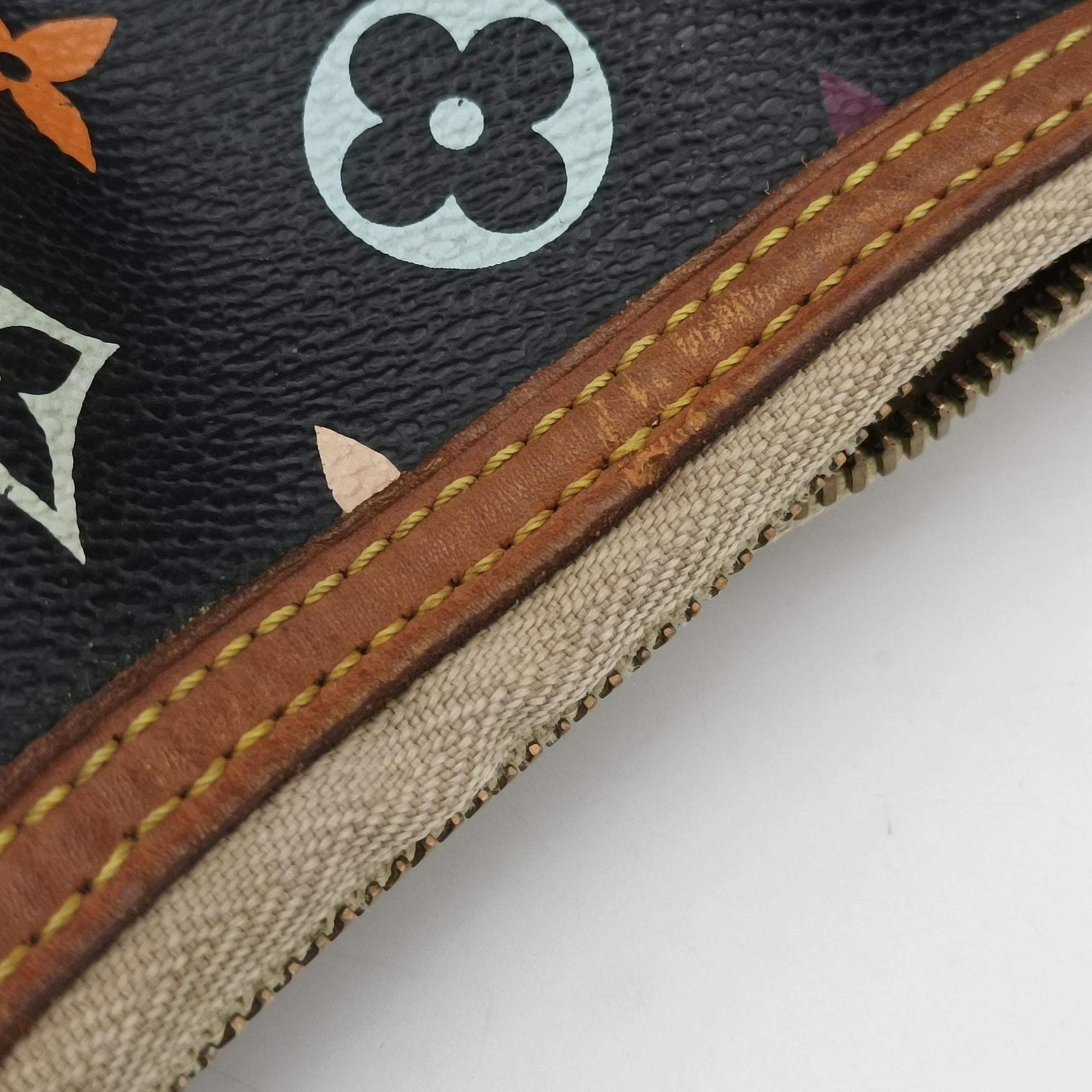 Pre-owned Louis Vuitton GRETA Noir Monogram Multicolor M40196 shoulderbag | stylenewstar