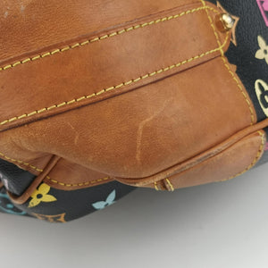 Pre-owned Louis Vuitton GRETA Noir Monogram Multicolor M40196 shoulderbag | stylenewstar