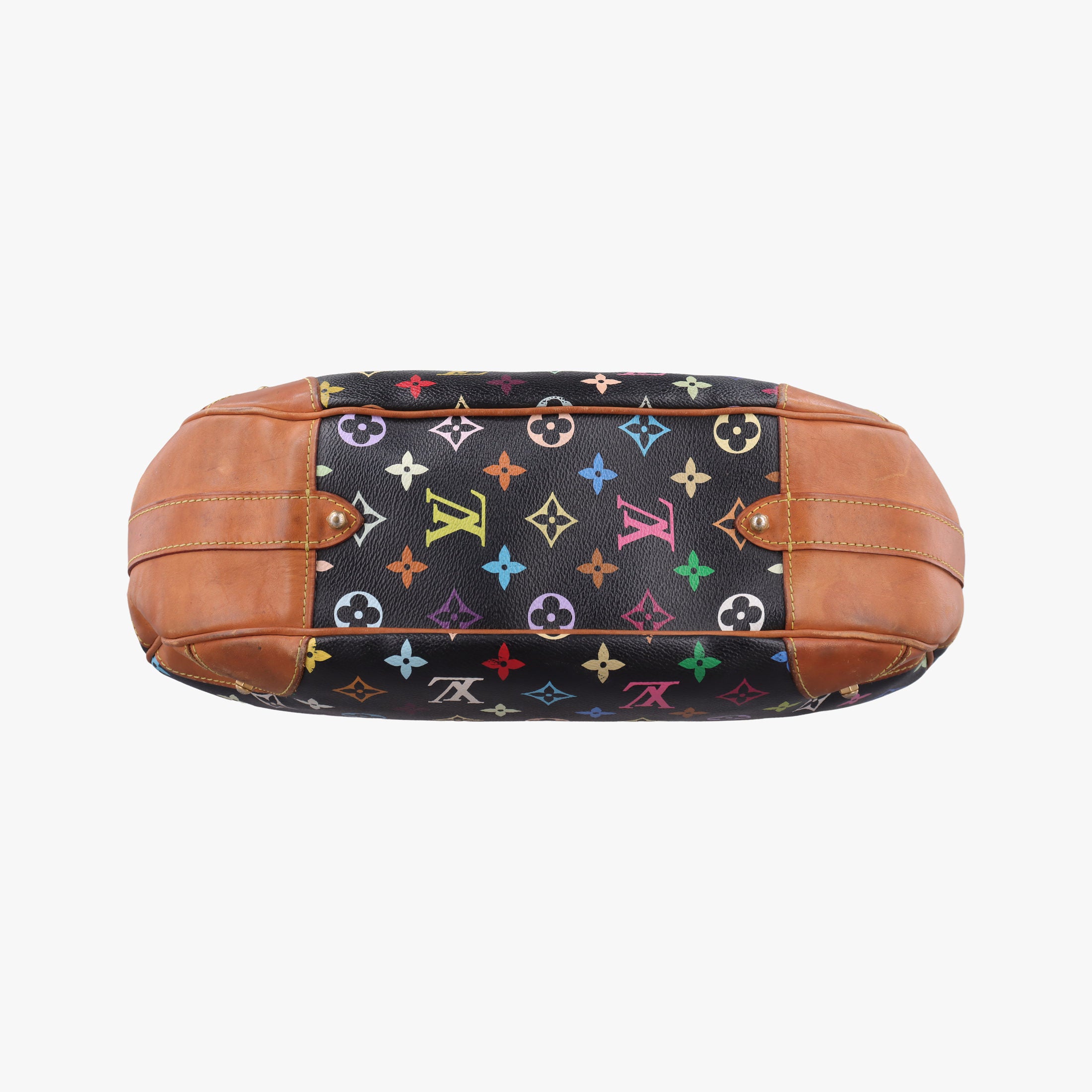 Pre-owned Louis Vuitton GRETA Noir Monogram Multicolor M40196 shoulderbag | stylenewstar