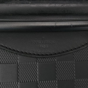 Pre-owned Louis Vuitton Pegase55 Case Matte Black Damier Infini N41231 suitcase | stylenewstar