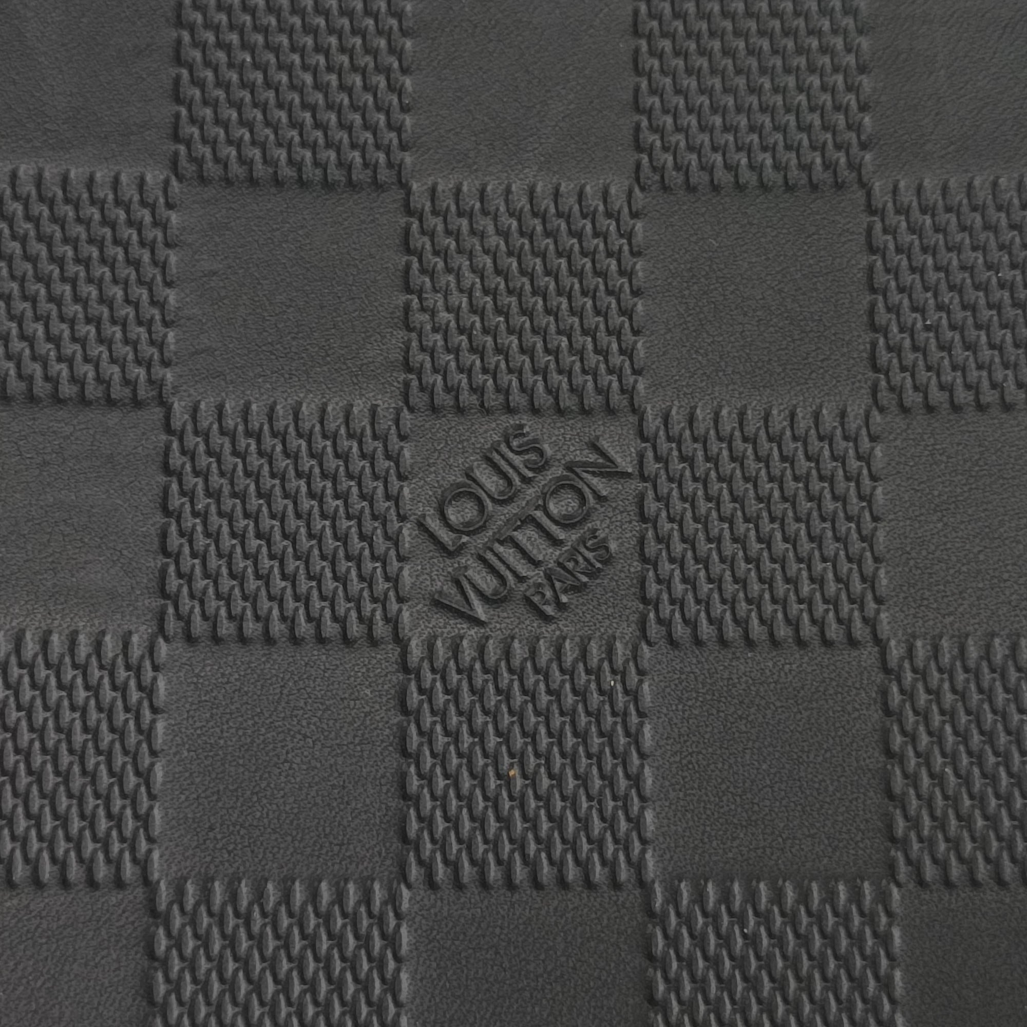 Pre-owned Louis Vuitton Pegase55 Case Matte Black Damier Infini N41231 suitcase | stylenewstar