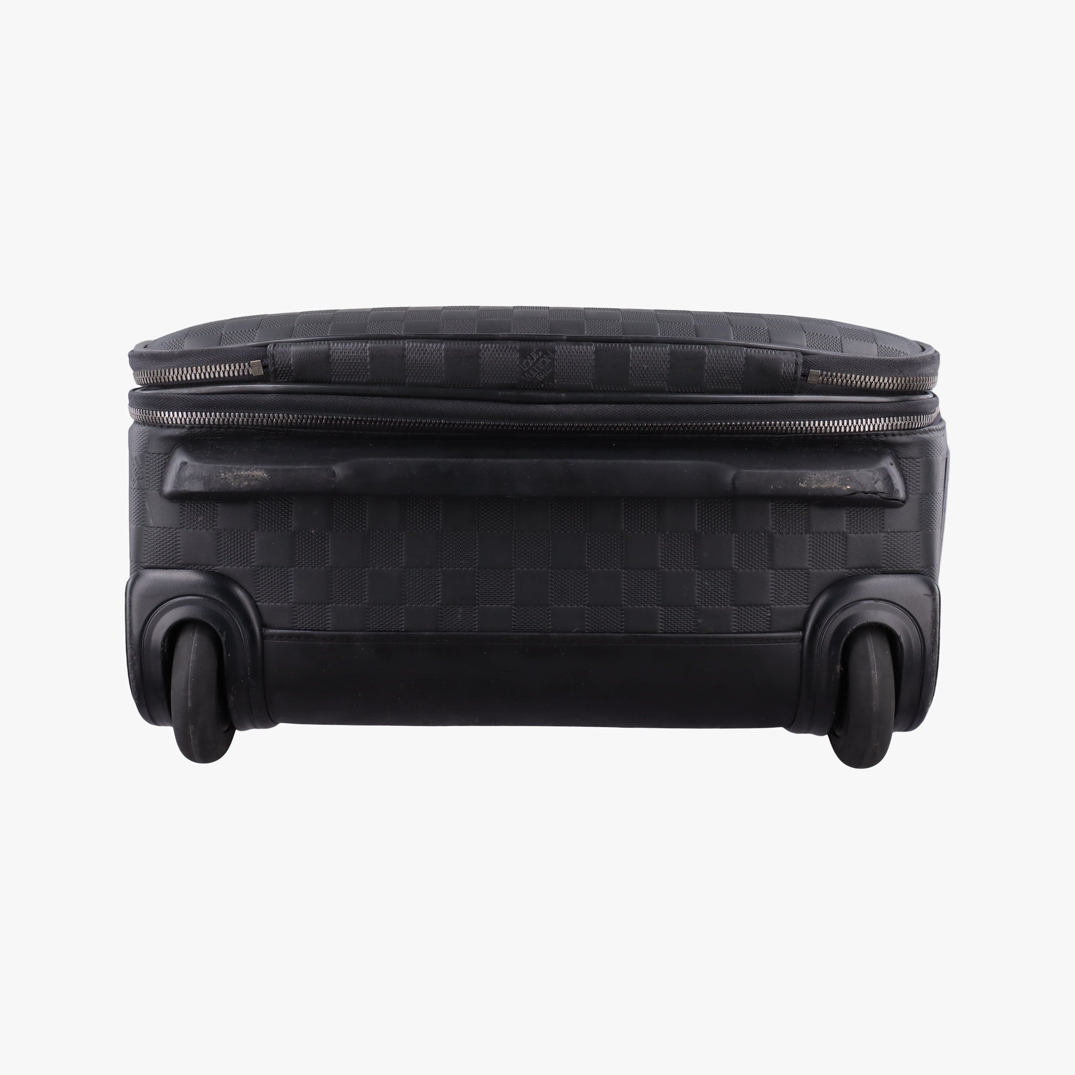 Pre-owned Louis Vuitton Pegase55 Case Matte Black Damier Infini N41231 suitcase | stylenewstar