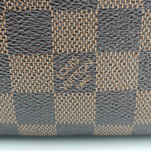 Pre-owned Louis Vuitton NEVERFULL MM EBENE Damier Canvas N51105 handbag | stylenewstar