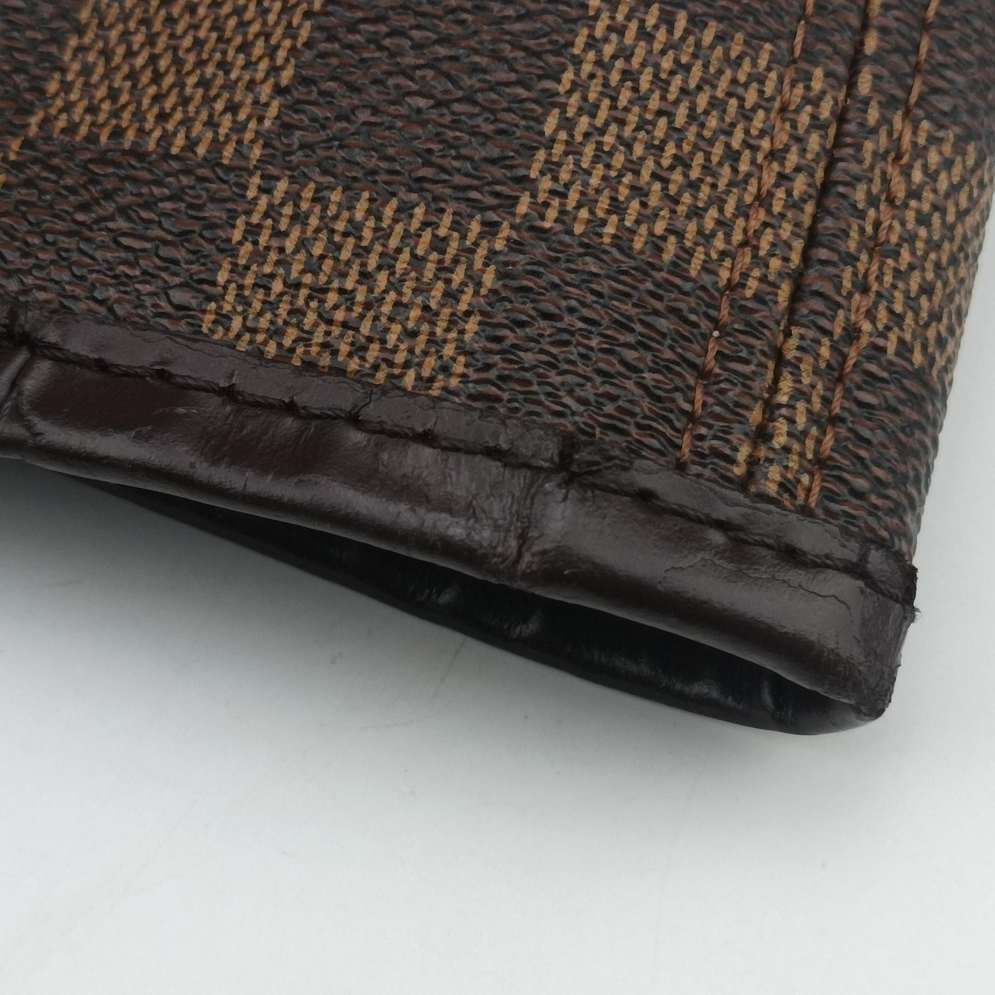 Pre-owned Louis Vuitton NEVERFULL MM EBENE Damier Canvas N51105 handbag | stylenewstar
