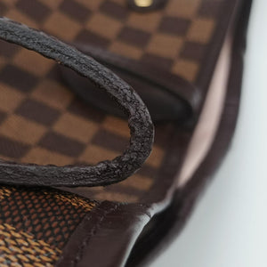 Pre-owned Louis Vuitton NEVERFULL MM EBENE Damier Canvas N51105 handbag | stylenewstar
