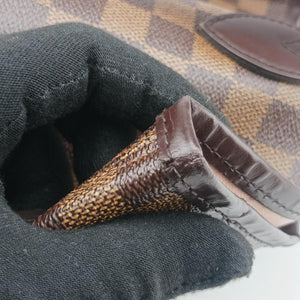 Pre-owned Louis Vuitton NEVERFULL MM EBENE Damier Canvas N51105 handbag | stylenewstar