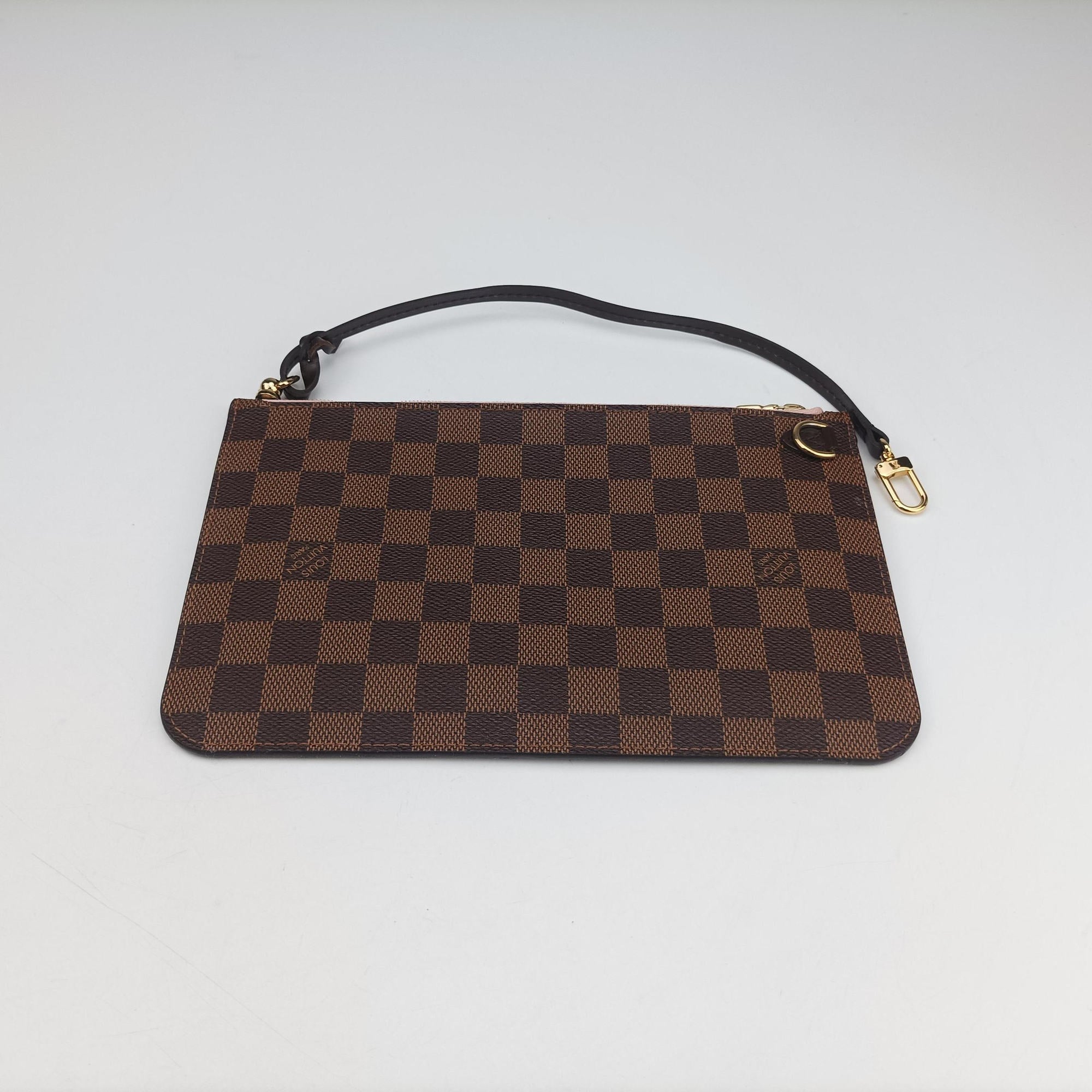 Pre-owned Louis Vuitton NEVERFULL MM EBENE Damier Canvas N51105 handbag | stylenewstar