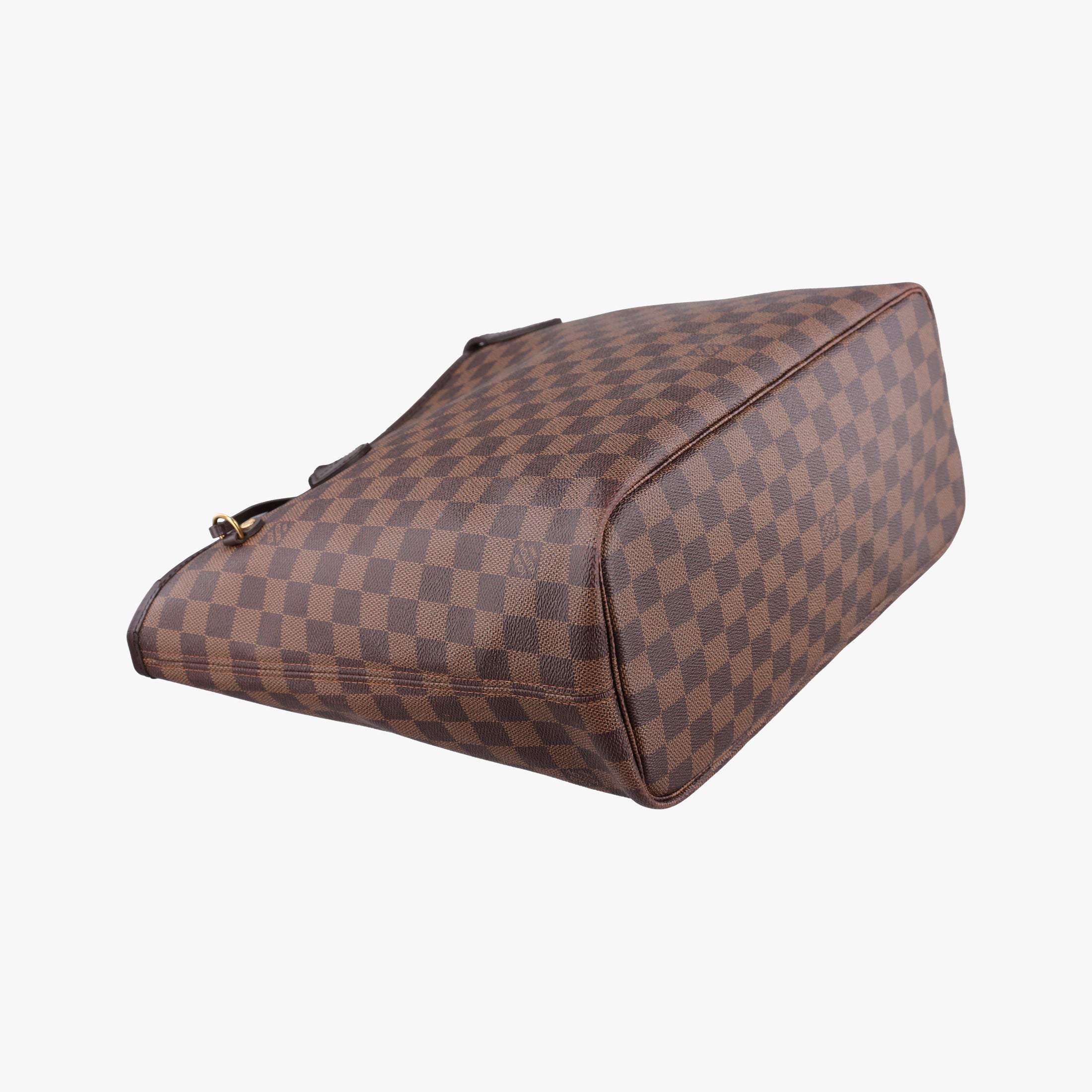 Pre-owned Louis Vuitton NEVERFULL MM EBENE Damier Canvas N51105 handbag | stylenewstar