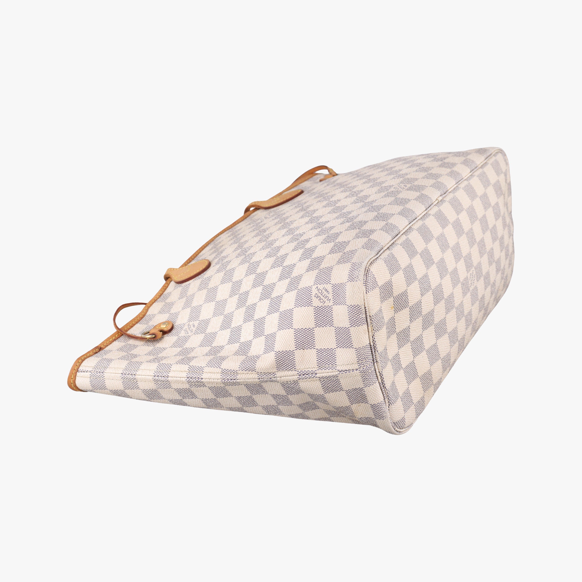 Pre-owned Louis Vuitton Neverfull MM Azur Damier Canvas N51107 handbag | stylenewstar