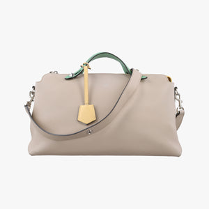 Pre-owned Fendi By The Way Beige Leather 8BL125 shoulderbag | stylenewstar