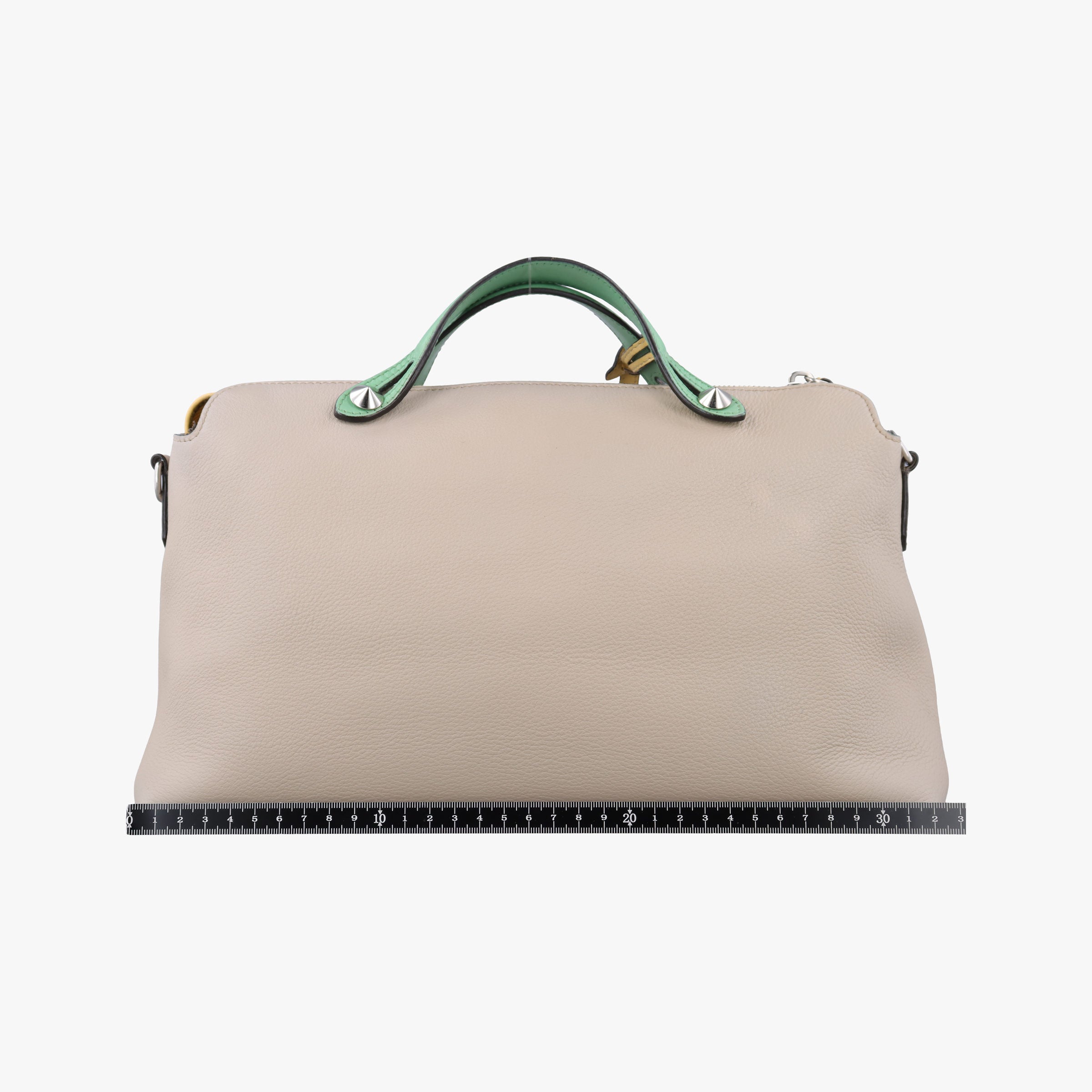 Pre-owned Fendi By The Way Beige Leather 8BL125 shoulderbag | stylenewstar