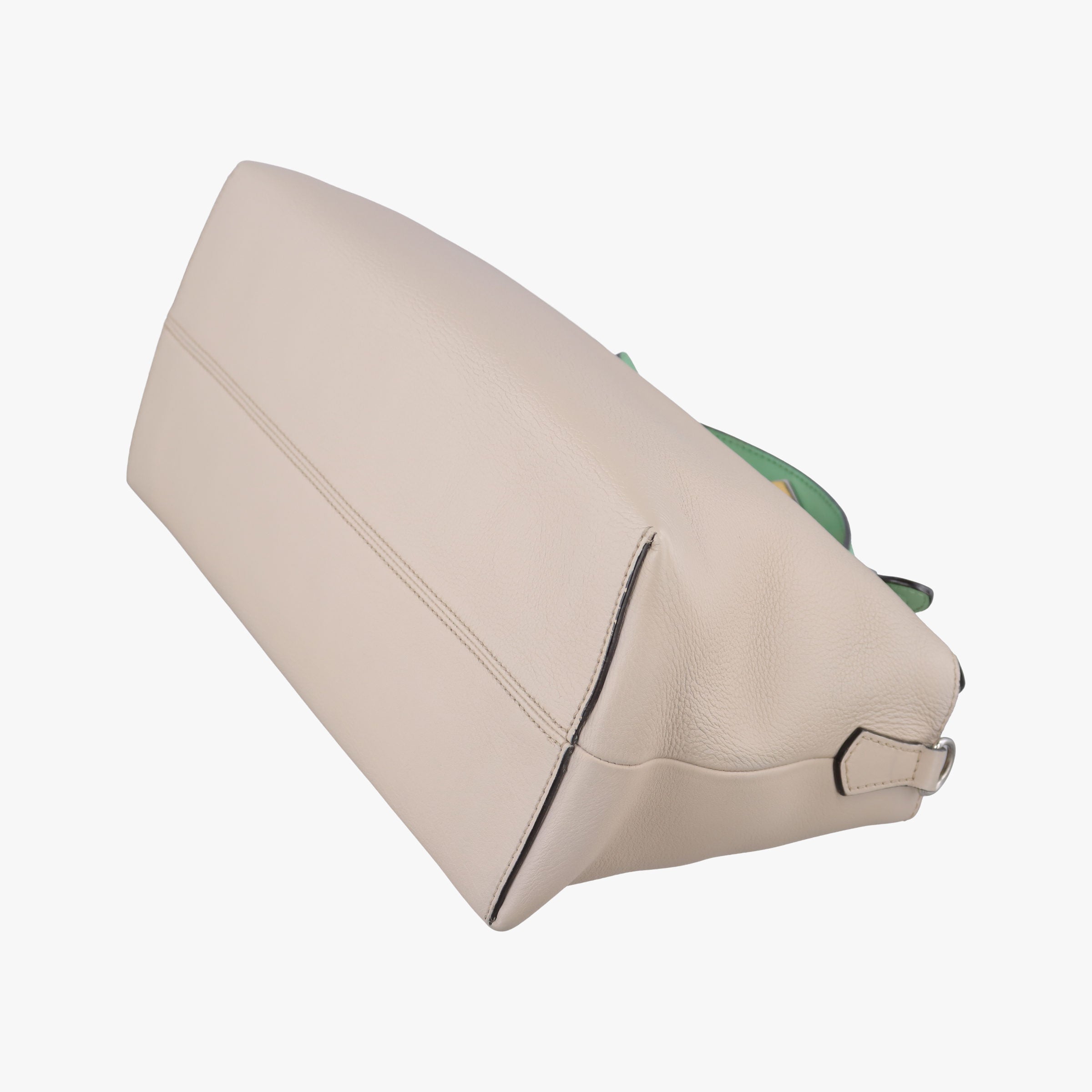 Pre-owned Fendi By The Way Beige Leather 8BL125 shoulderbag | stylenewstar