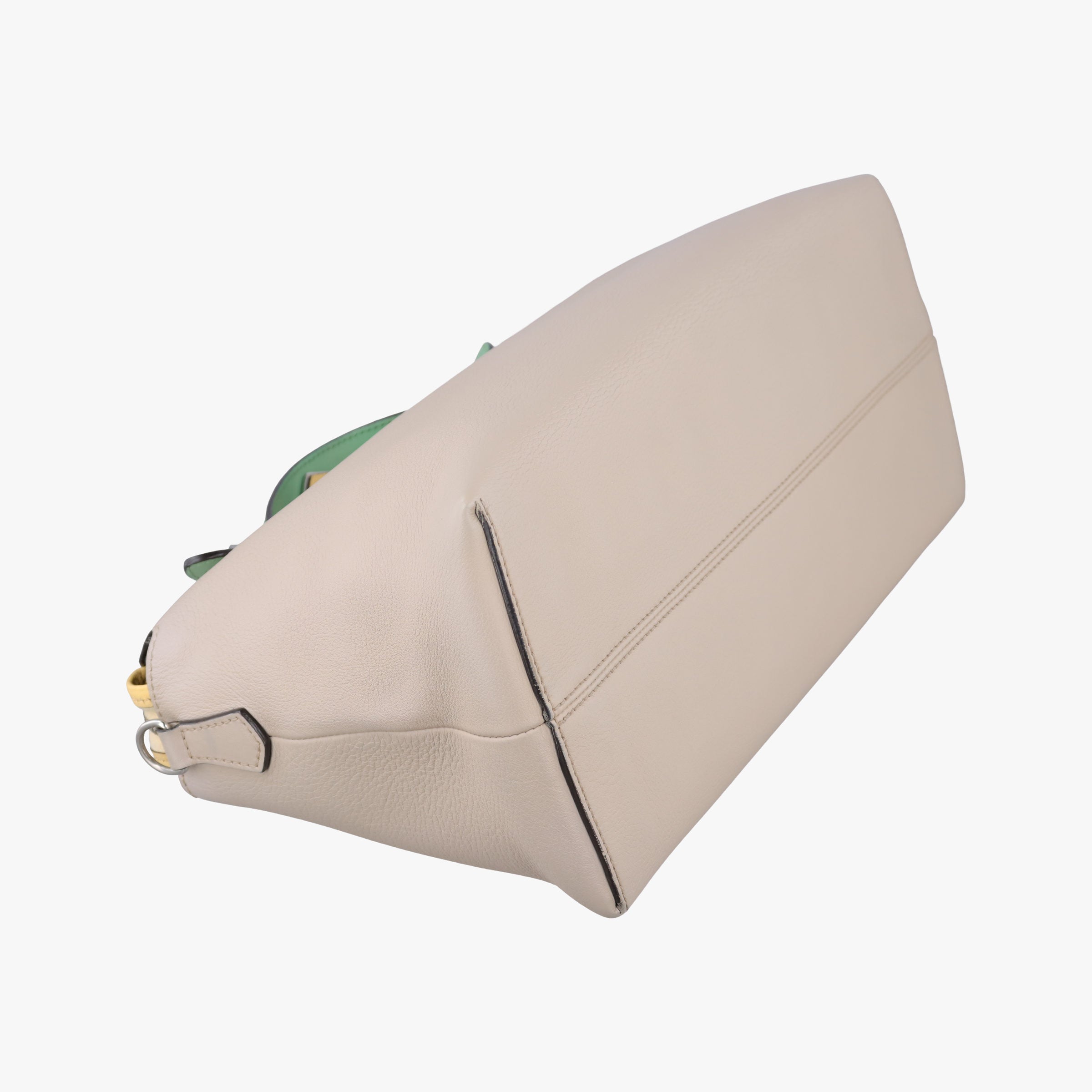 Pre-owned Fendi By The Way Beige Leather 8BL125 shoulderbag | stylenewstar