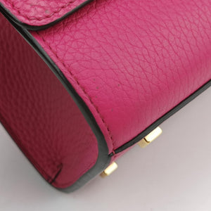 Pre-owned Moynat Legenne PM Rose leather  shoulderbag | stylenewstar