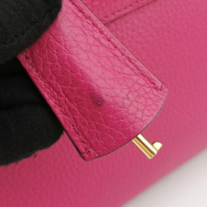 Pre-owned Moynat Legenne PM Rose leather  shoulderbag | stylenewstar