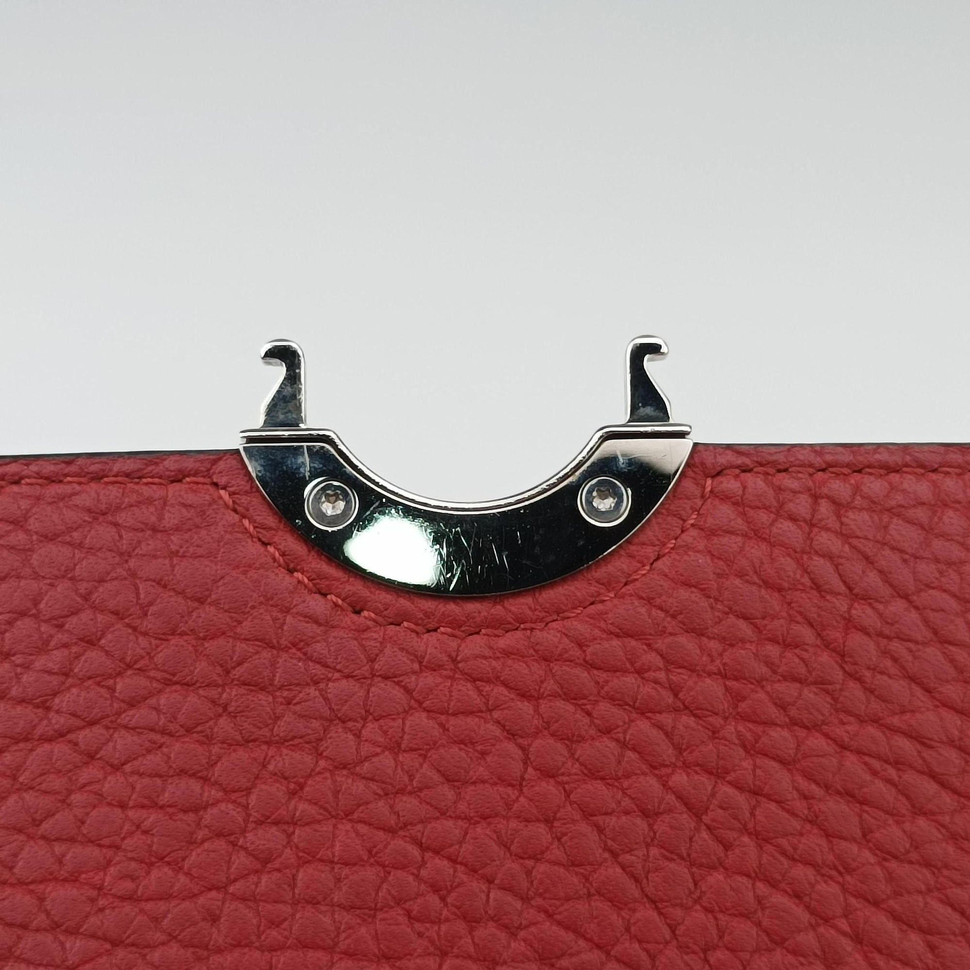 Pre-owned Moynat Legenne PM Red leather  shoulderbag | stylenewstar