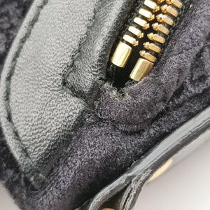 Secondhand Balenciaga Souvenir XS Black Jacquard Velvet  bum bag/waist bag | stylenewstar
