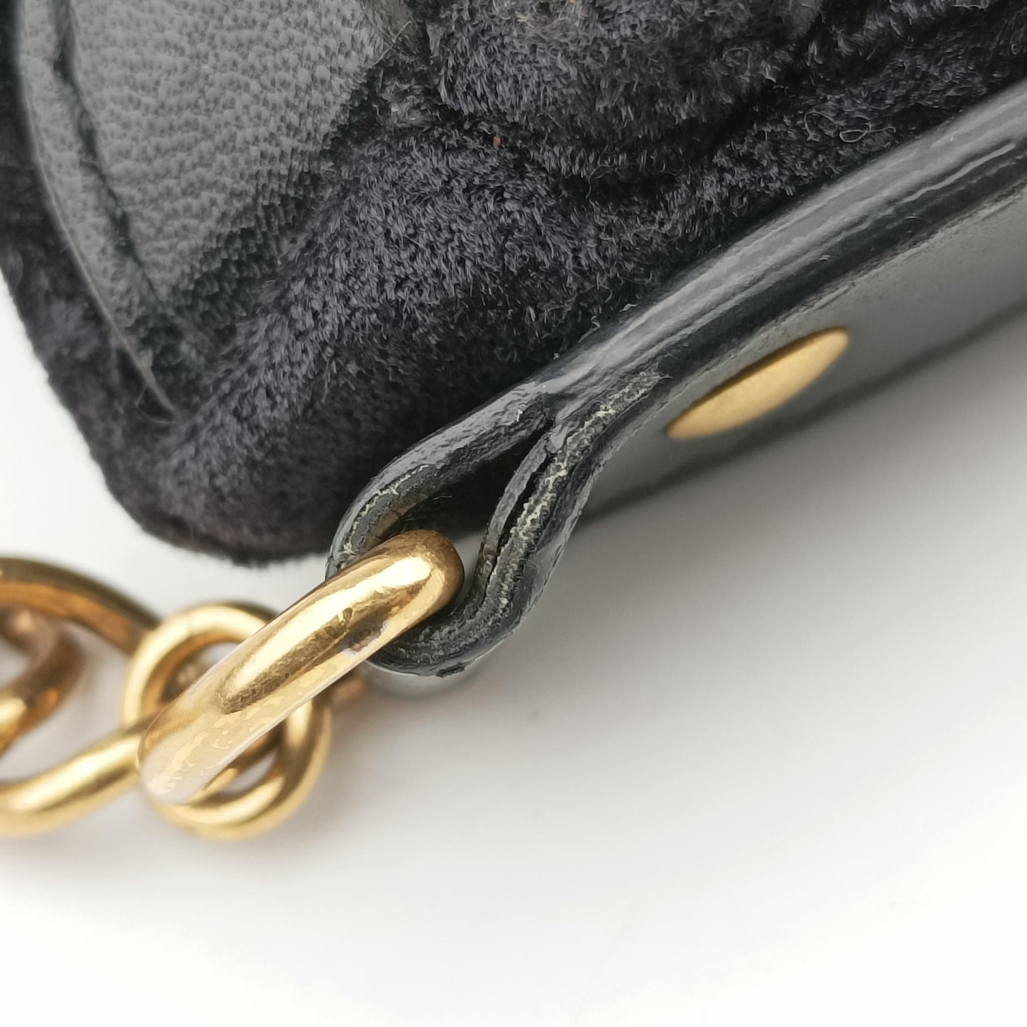Secondhand Balenciaga Souvenir XS Black Jacquard Velvet  bum bag/waist bag | stylenewstar