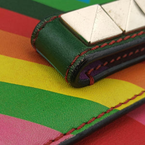 Pre-owned Valentino Rockstud Va Va Voom Multicolour Leather  shoulderbag | stylenewstar