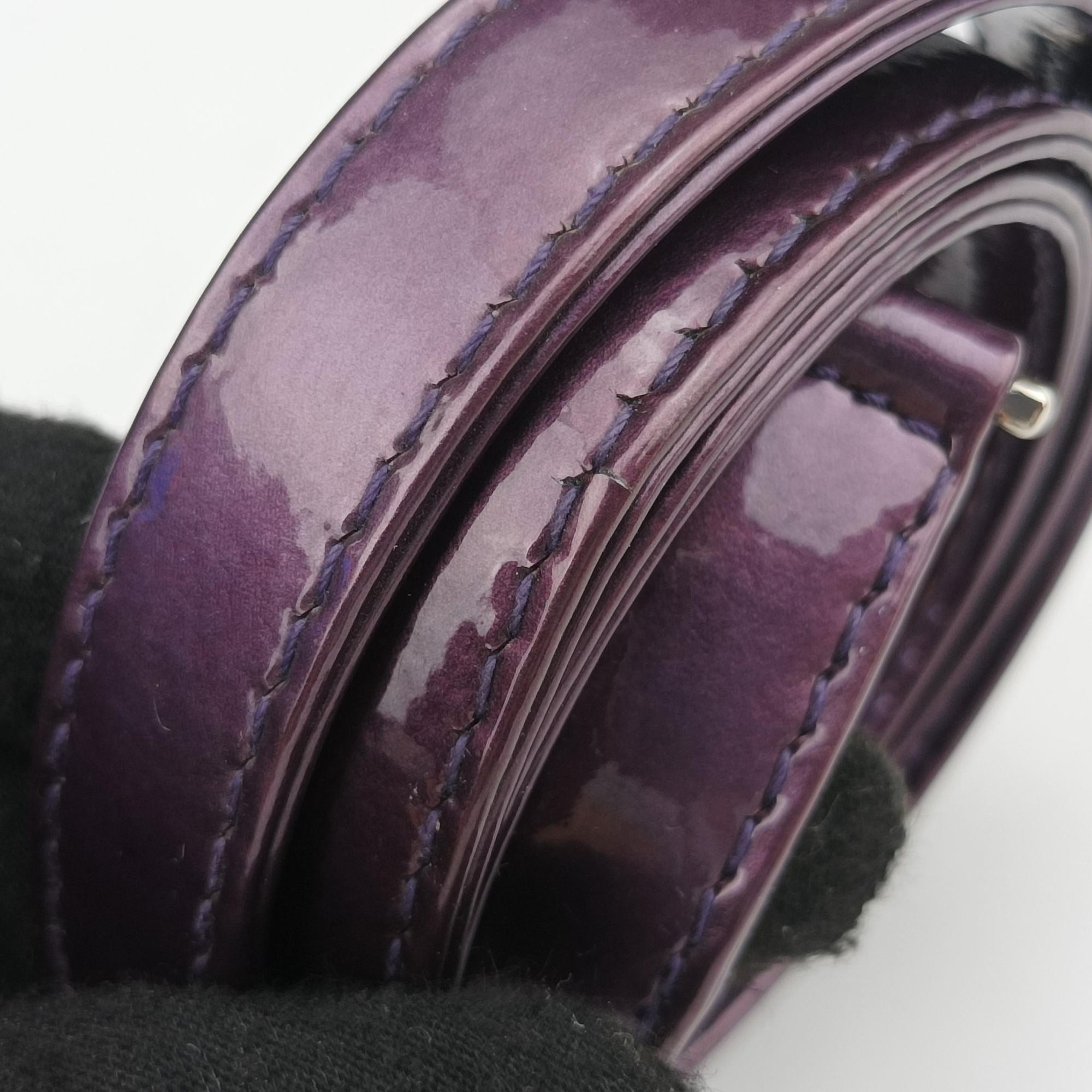 Pre-owned Christian Dior Lady Dior Purple×Orange×Brown Lambskin  shoulderbag | stylenewstar