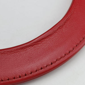 Pre-owned Christian Dior Soft Lady Dior Red lambskin  handbag | stylenewstar