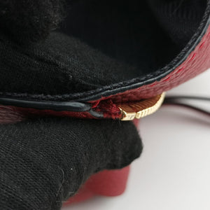 Pre-owned Loewe Hammock Burgundy Leather  shoulderbag | stylenewstar