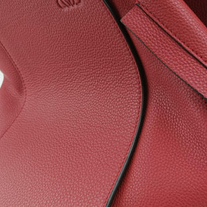 Pre-owned Loewe Hammock Burgundy Leather  shoulderbag | stylenewstar