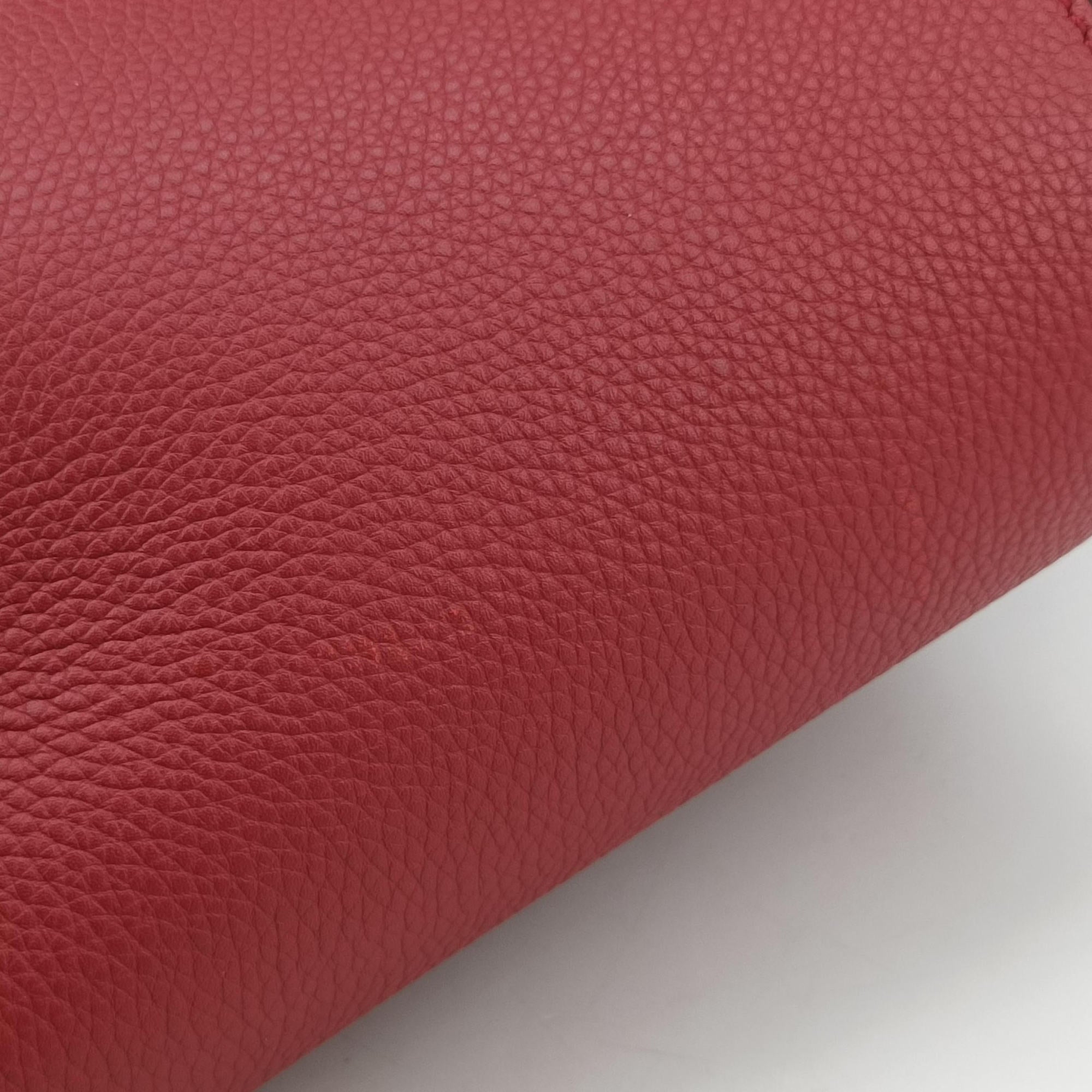 Pre-owned Loewe Hammock Burgundy Leather  shoulderbag | stylenewstar