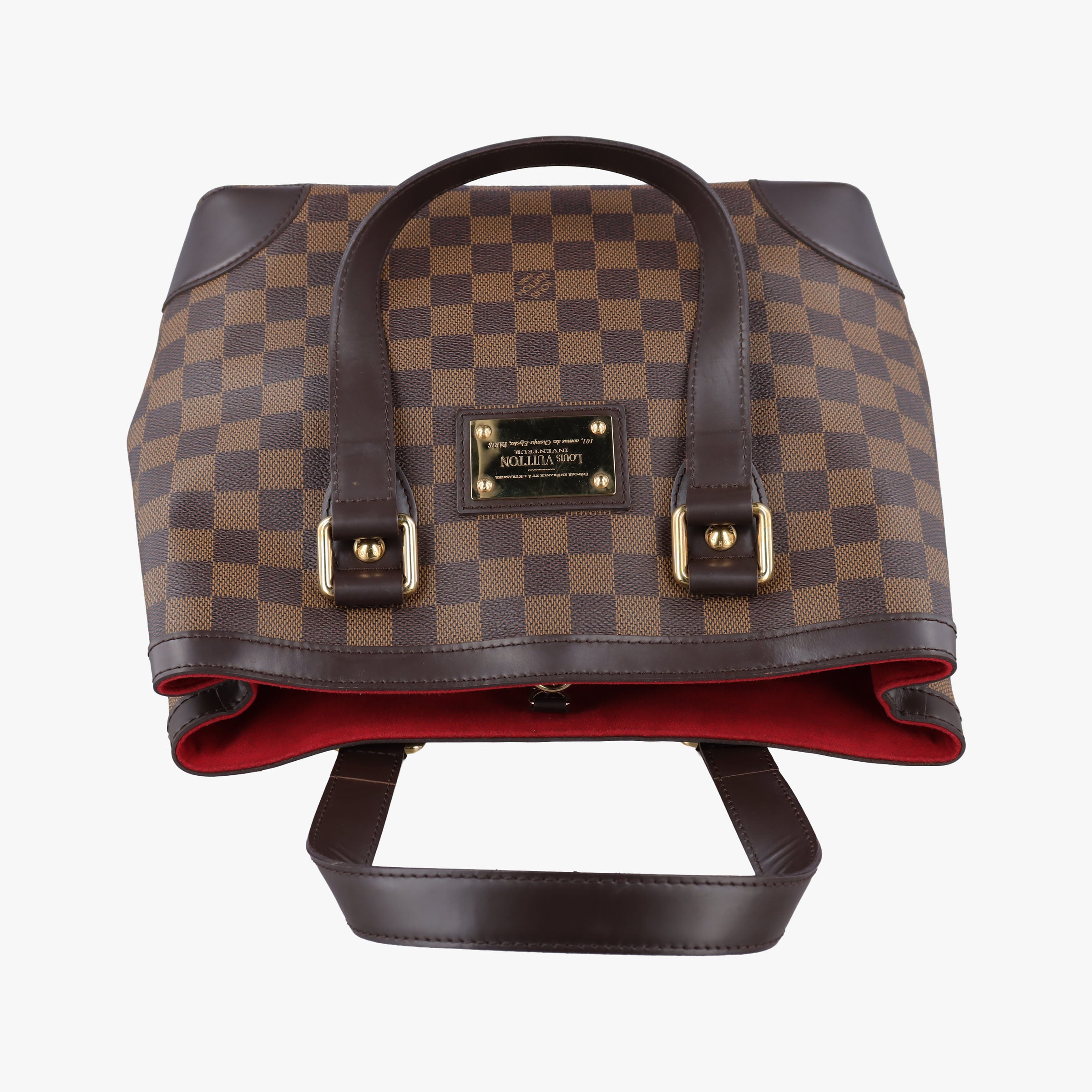 Pre-owned Louis Vuitton HAMPSTEAD PM EBENE Damier Canvas N51205 shoulderbag | stylenewstar