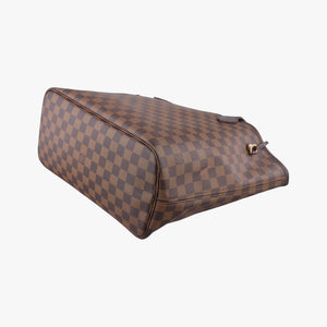 Pre-owned Louis Vuitton NEVERFULL MM EBENE Damier Canvas N51106 shoulderbag | stylenewstar