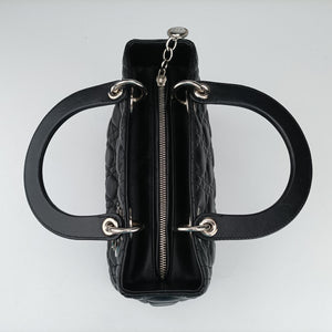 Secondhand Christian Dior Lady Dior Black lambskin  shoulderbag | stylenewstar