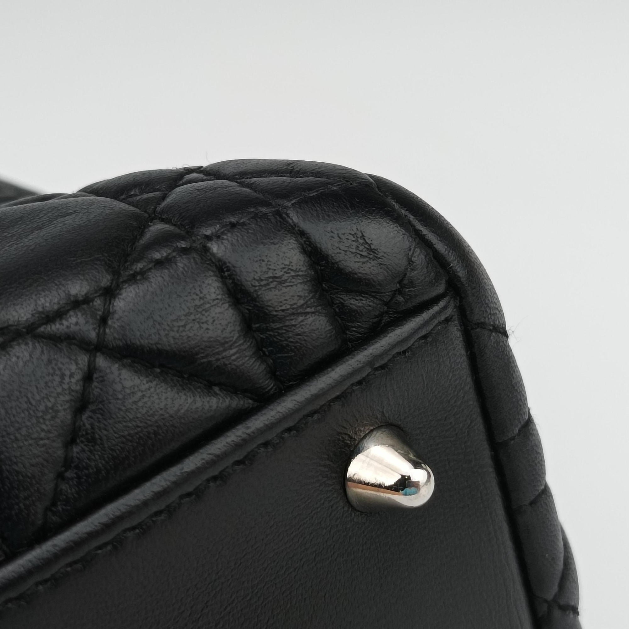 Secondhand Christian Dior Lady Dior Black lambskin  shoulderbag | stylenewstar