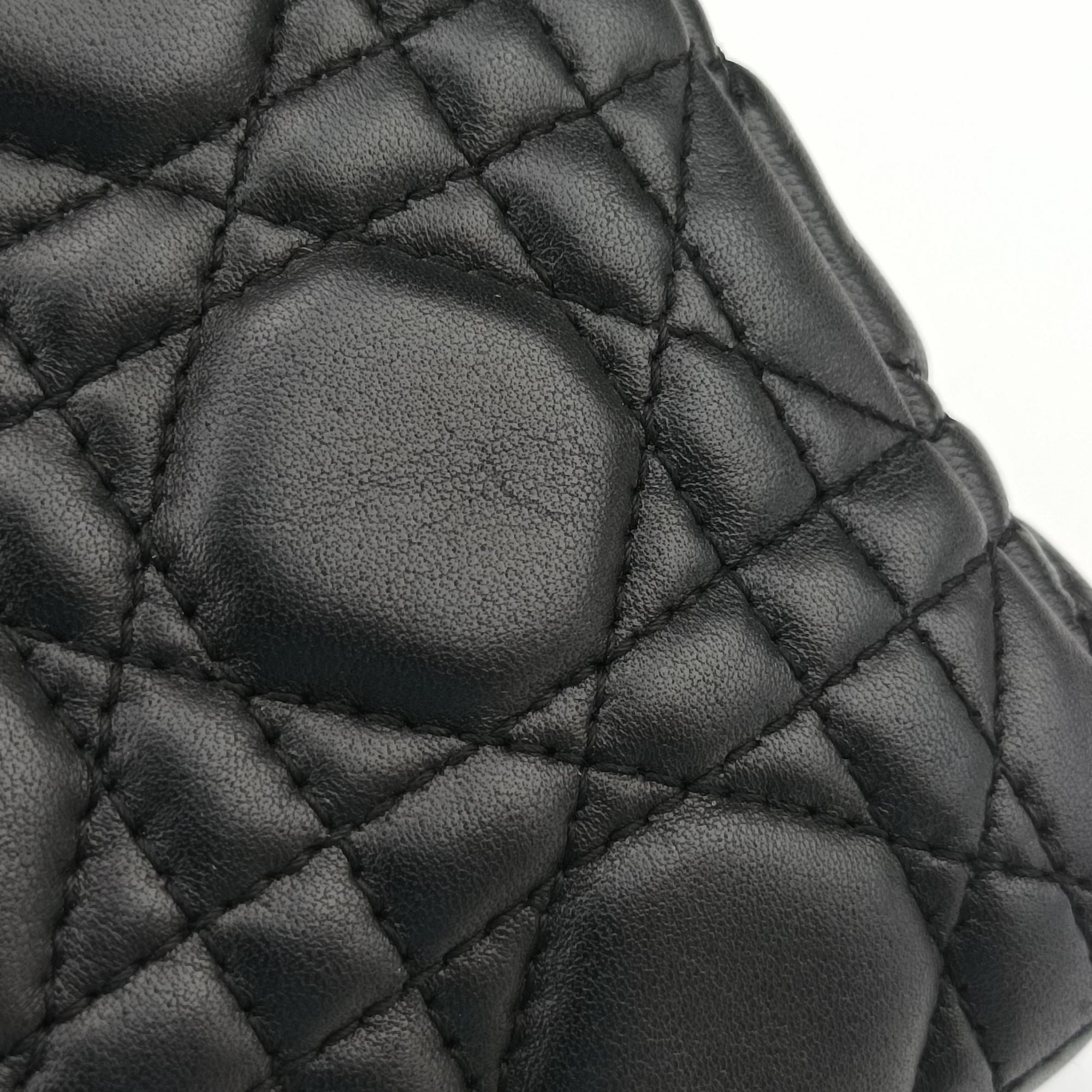 Secondhand Christian Dior Lady Dior Black lambskin  shoulderbag | stylenewstar