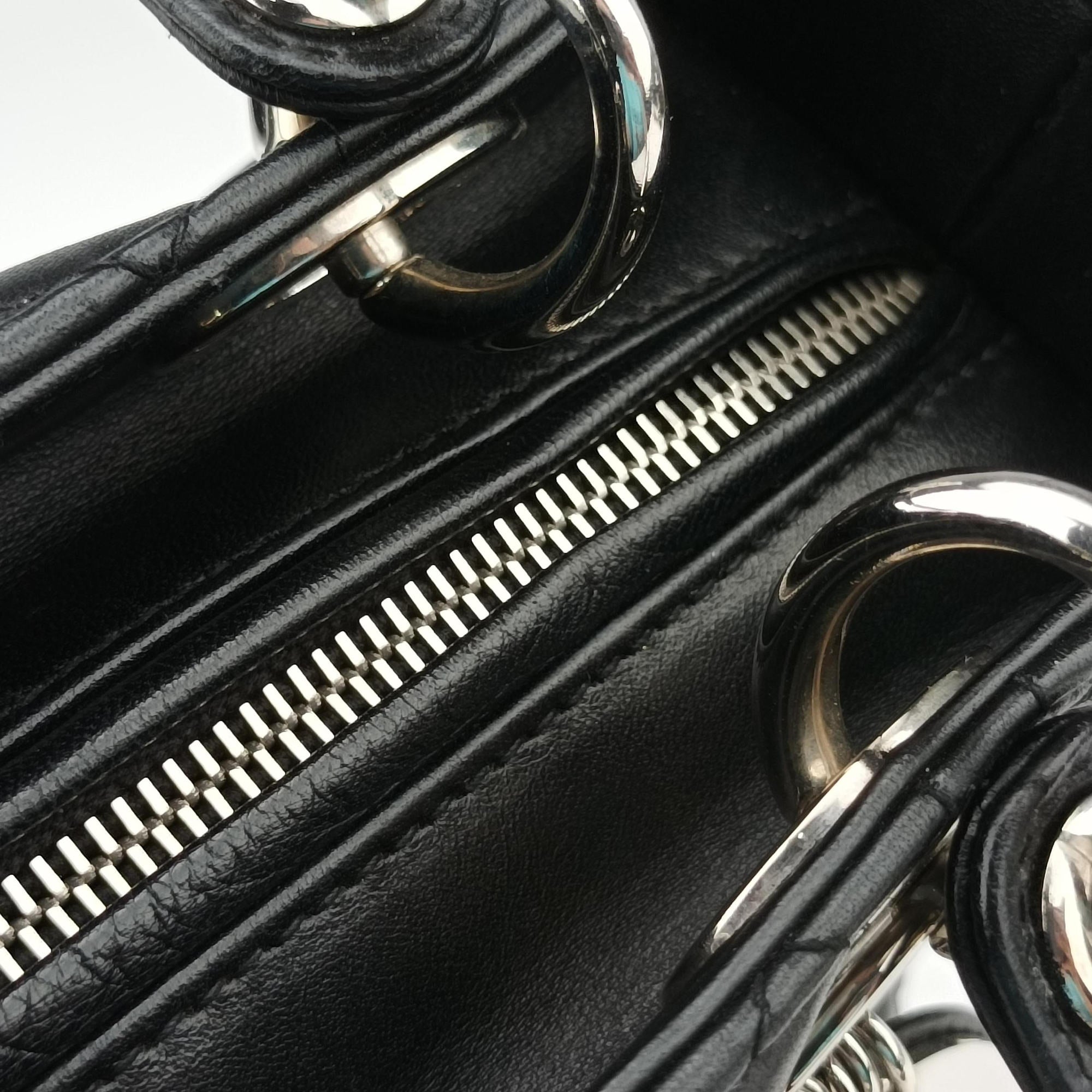 Secondhand Christian Dior Lady Dior Black lambskin  shoulderbag | stylenewstar