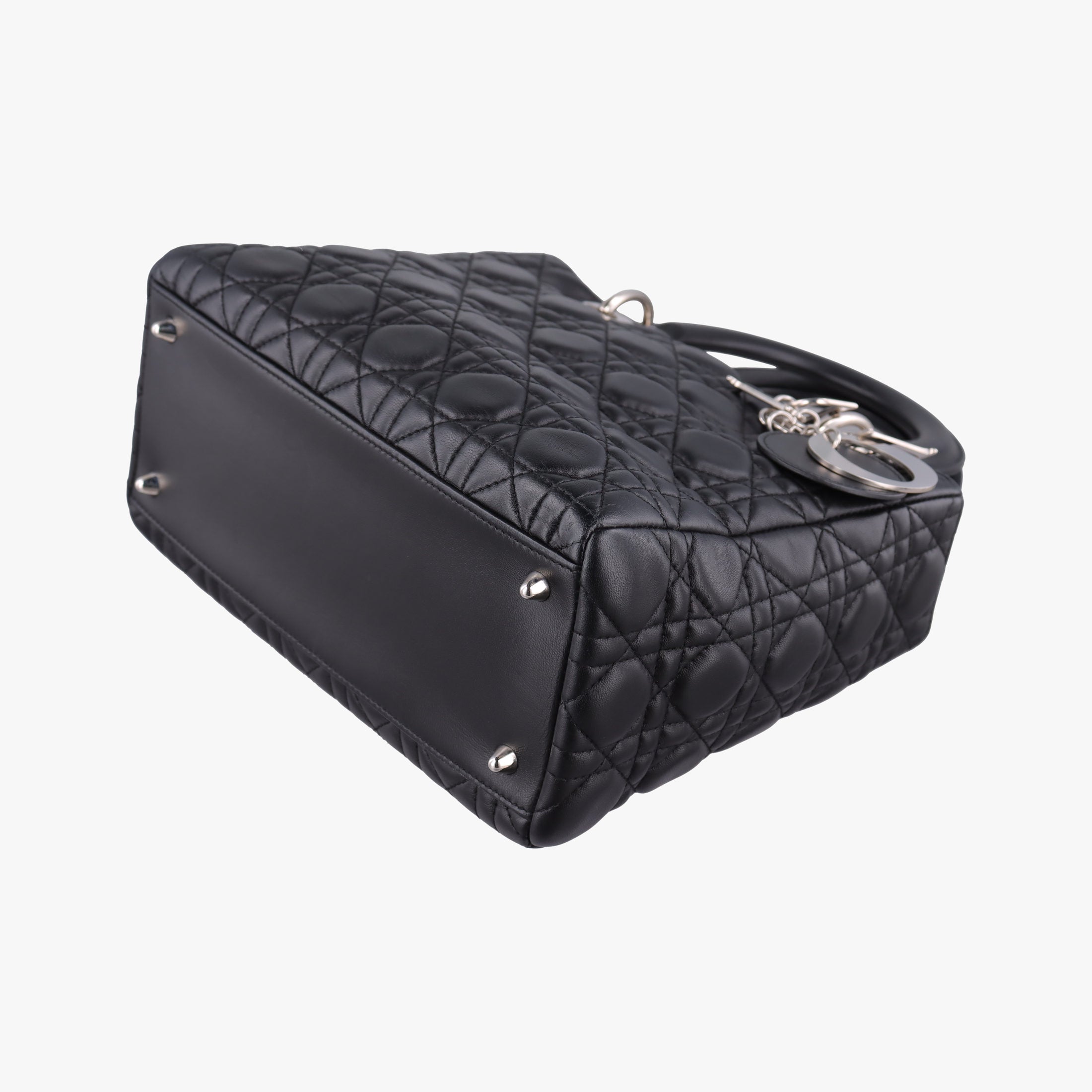 Secondhand Christian Dior Lady Dior Black lambskin  shoulderbag | stylenewstar