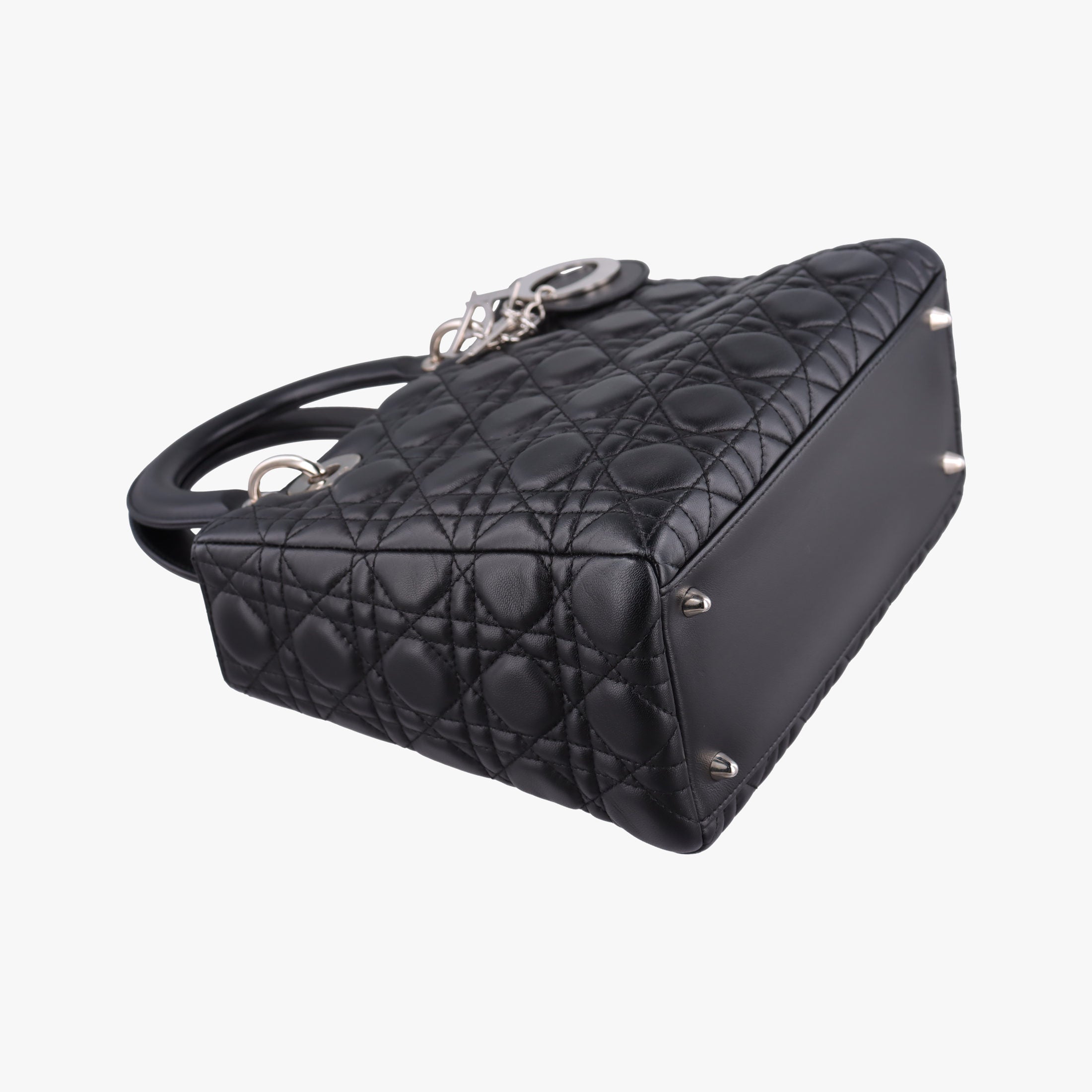 Secondhand Christian Dior Lady Dior Black lambskin  shoulderbag | stylenewstar