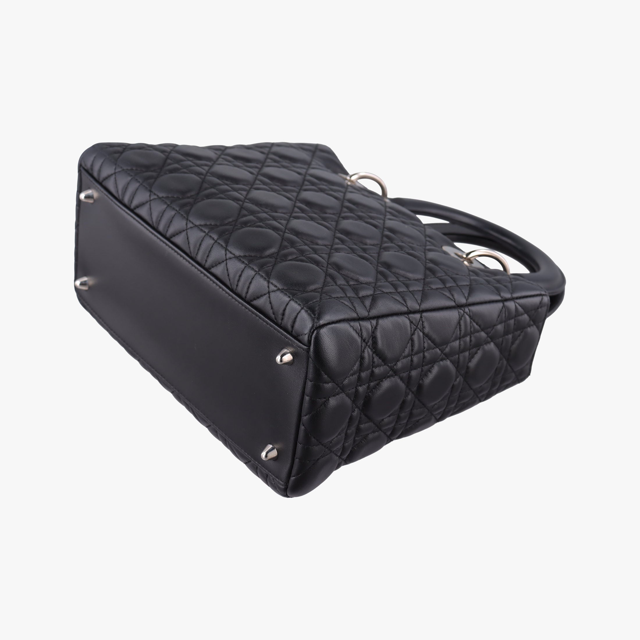 Secondhand Christian Dior Lady Dior Black lambskin  shoulderbag | stylenewstar