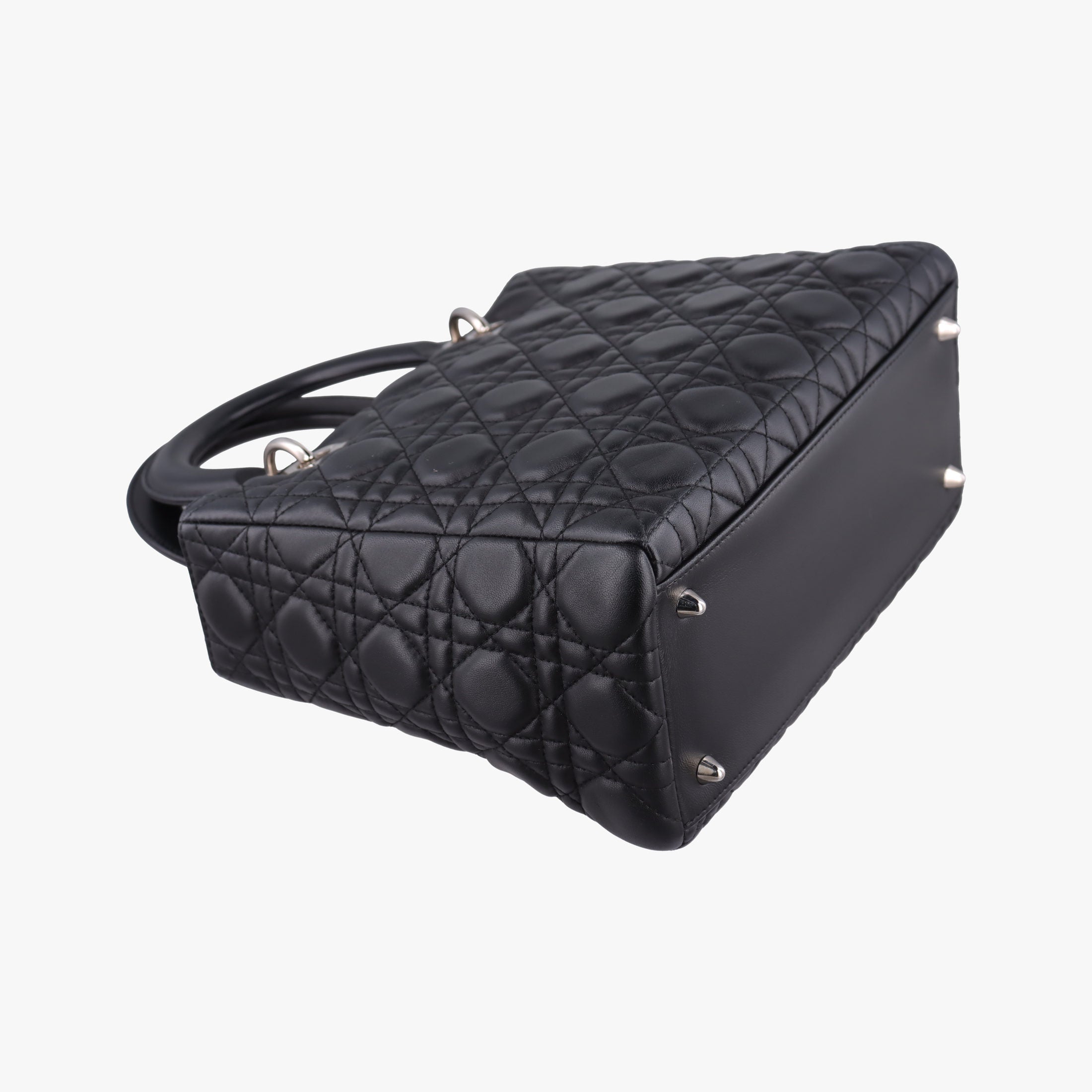 Secondhand Christian Dior Lady Dior Black lambskin  shoulderbag | stylenewstar