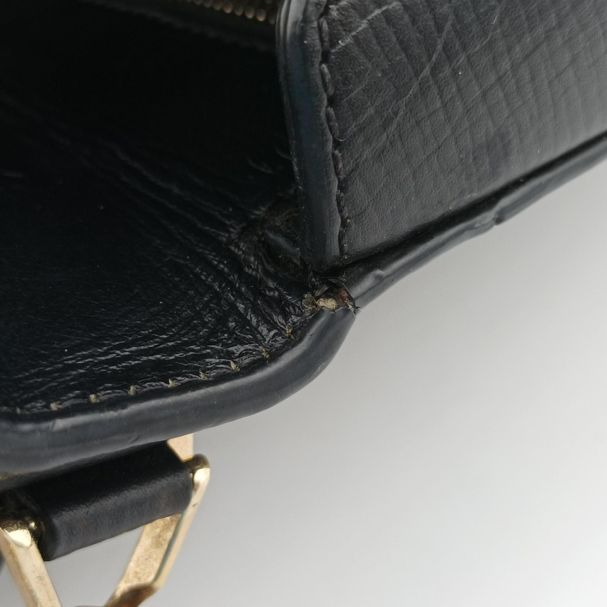 Pre-owned Givenchy Pandora Box Black Leather  shoulderbag | stylenewstar