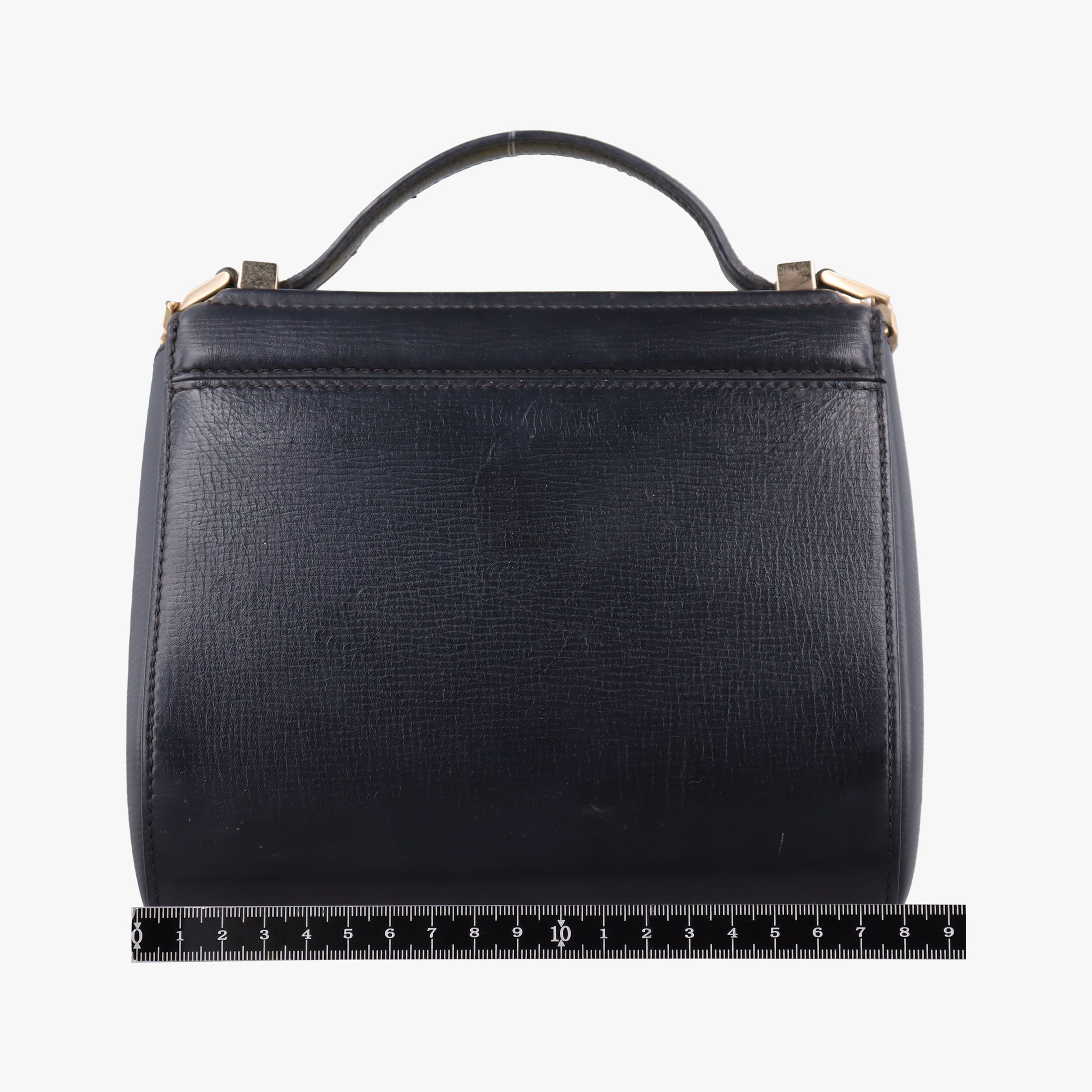Pre-owned Givenchy Pandora Box Black Leather  shoulderbag | stylenewstar