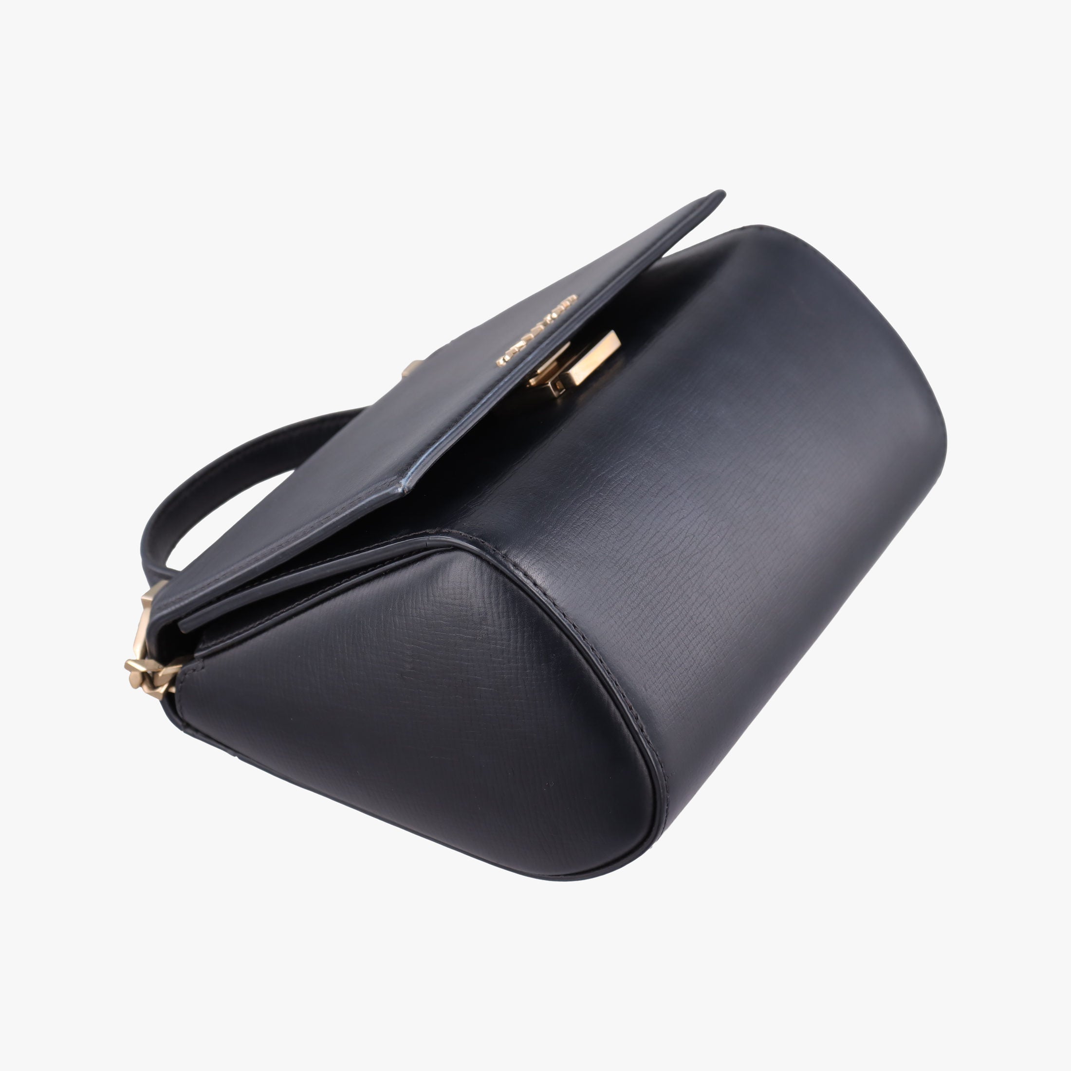 Pre-owned Givenchy Pandora Box Black Leather  shoulderbag | stylenewstar