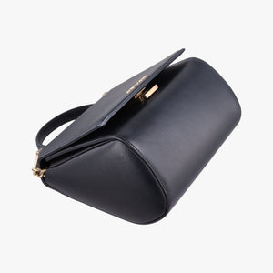 Pre-owned Givenchy Pandora Box Black Leather  shoulderbag | stylenewstar