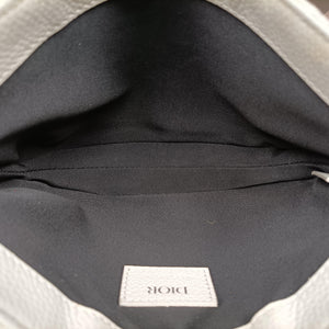 Pre-owned Christian Dior Saddle White Jacquard × Leather  shoulderbag | stylenewstar
