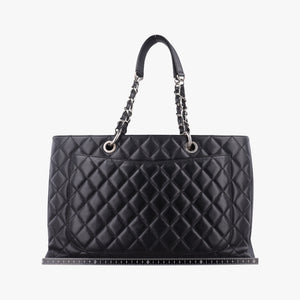 Pre-owned Chanel Matelasse Cocomark GST Black Caviar Leather A66865 shoulderbag | stylenewstar